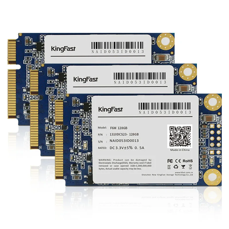 KingFast 128 г ГБ 256 500 512 1 ТБ 2 4 мини Половинный размер mSATA SSD для портативных