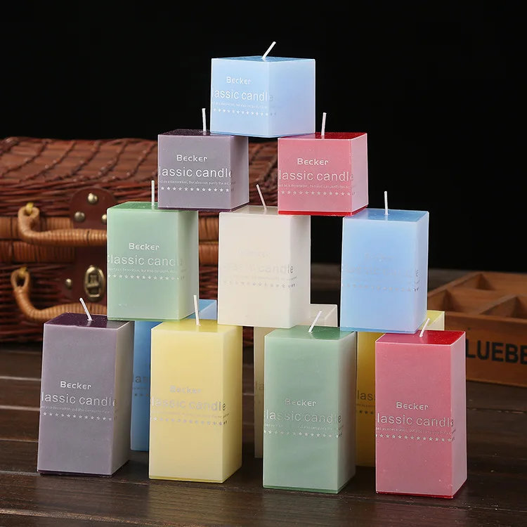 Профессиональный производитель круглых неароматизированных больших квадратных свечей из соевого воска