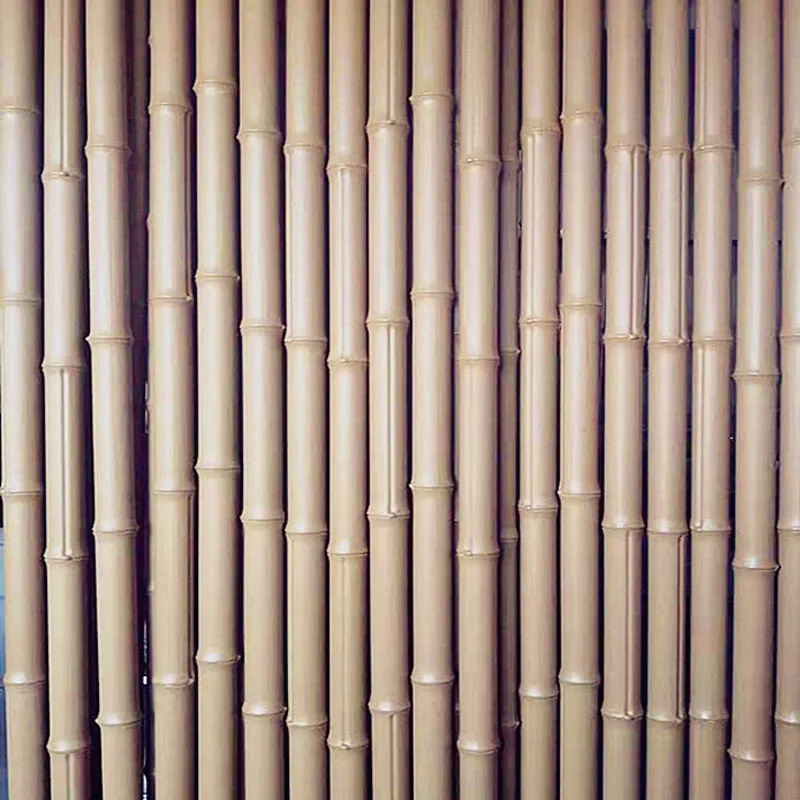 Premium quality Plastic bamboo pole artificial bamboo fence pole pvc bamboo poles