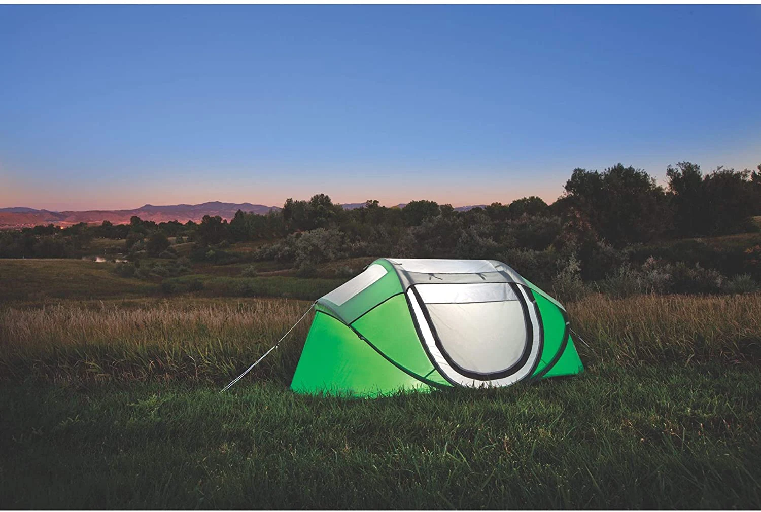 Outdoor Automatic 4 Person Pop Up Tent Waterproof Camping Hiking Tent Quickly Open Boat Tent