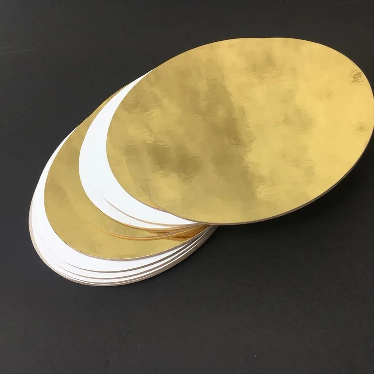
Cheap Round Shape Disposable Aluminum Foil Paper Cake Base Boards 