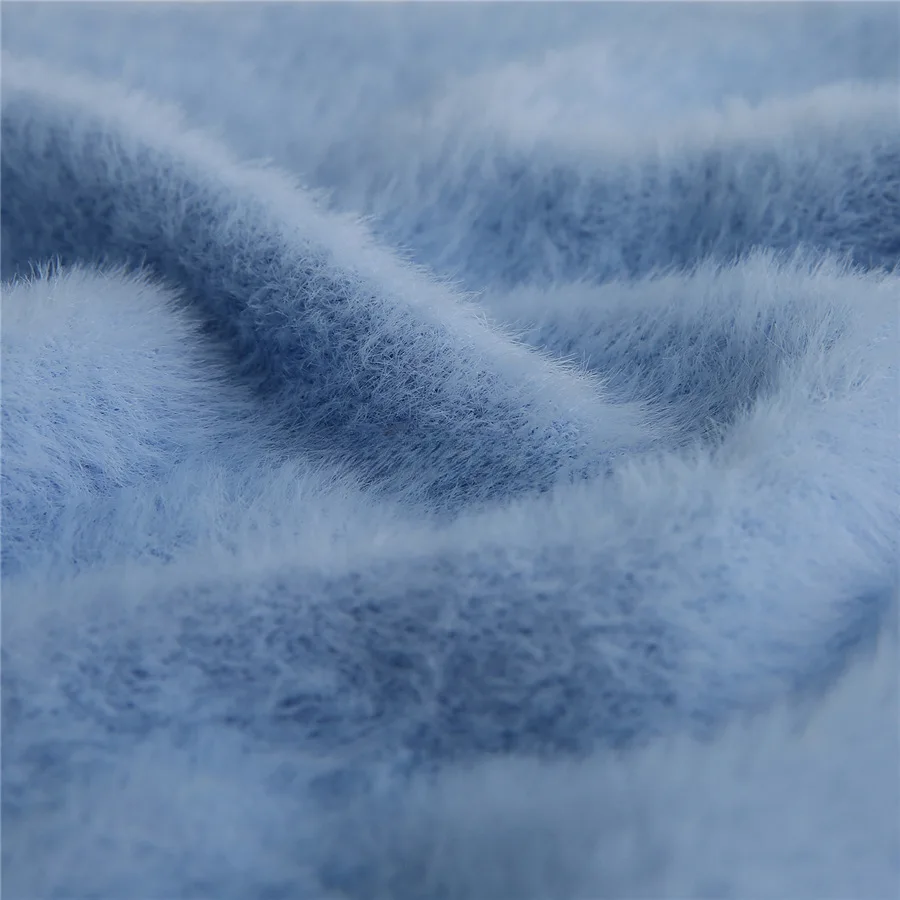material soft long hair nylon feather yarn muti colors 100% nylon fancy knitting yarn