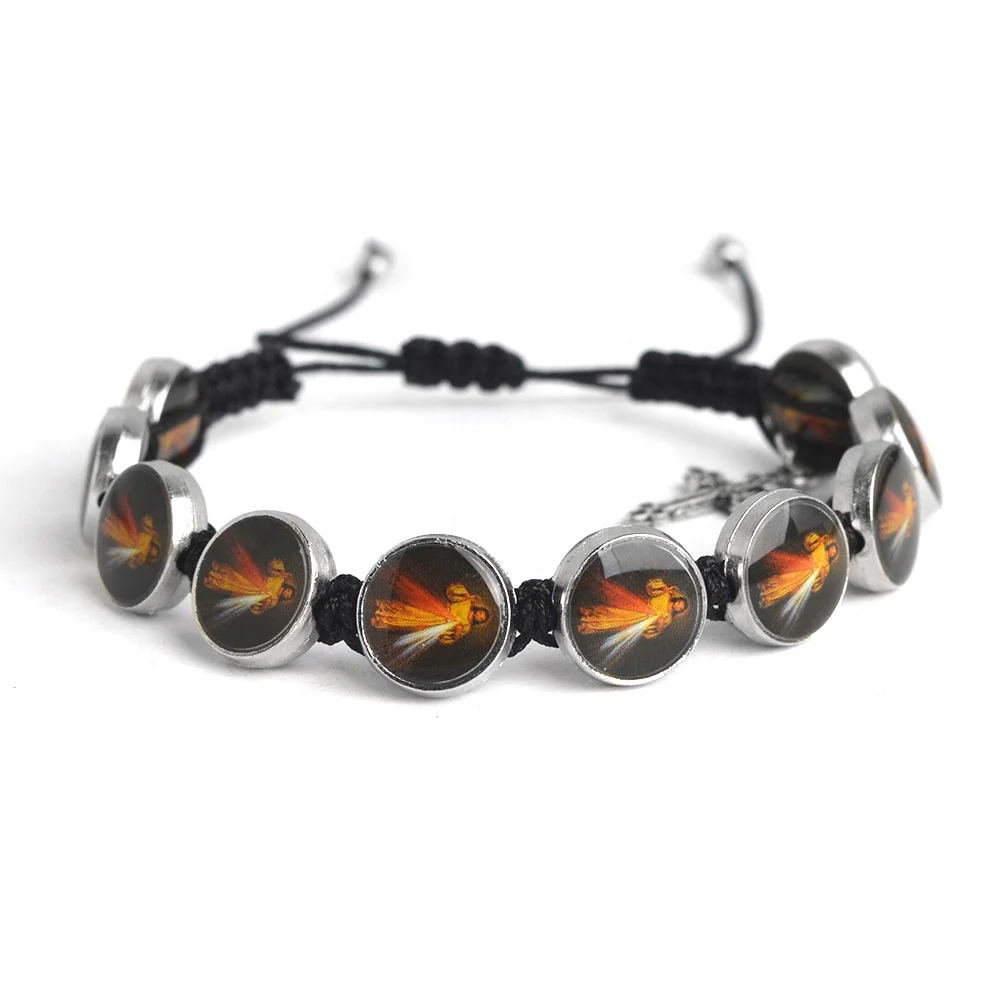 Мужской мужской женский плетеный браслет