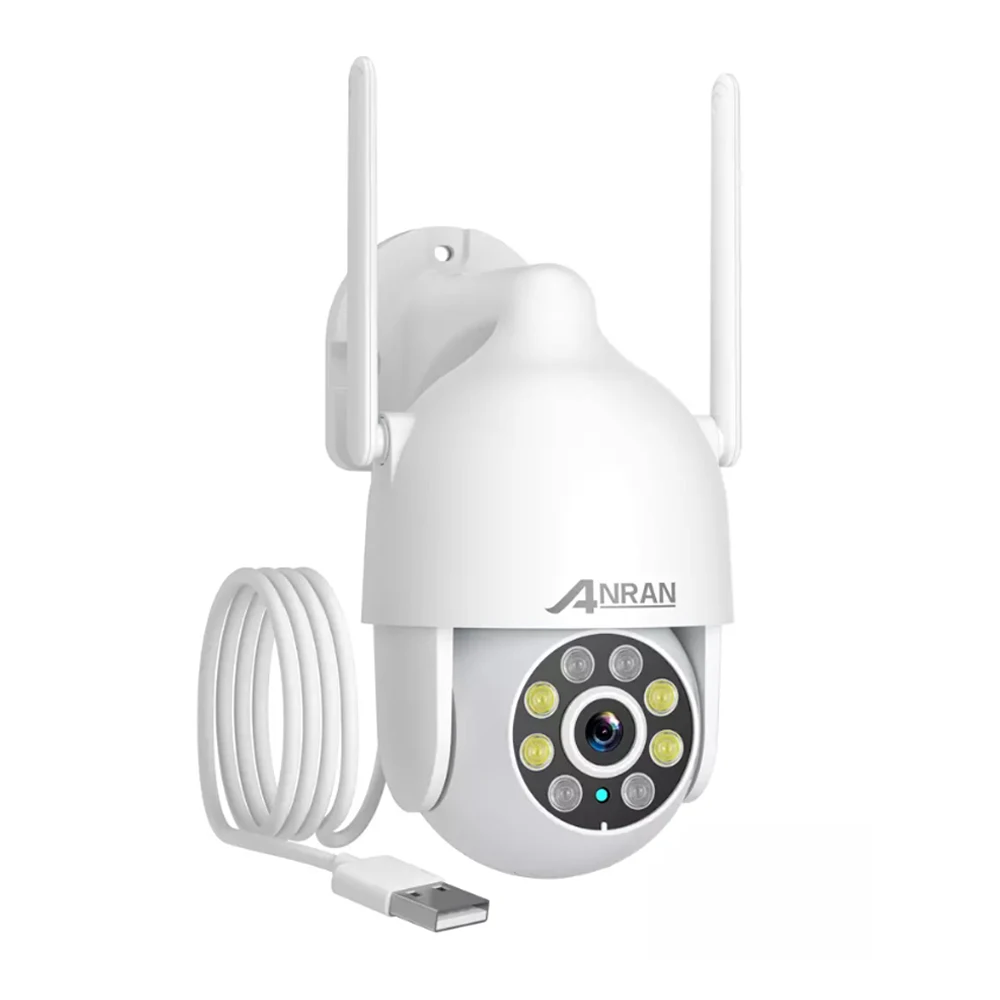 ANRAN 1080P 2MP HD Full Color Night Vision Motion Detection Outdoor USB Mini PTZ Wifi Camera