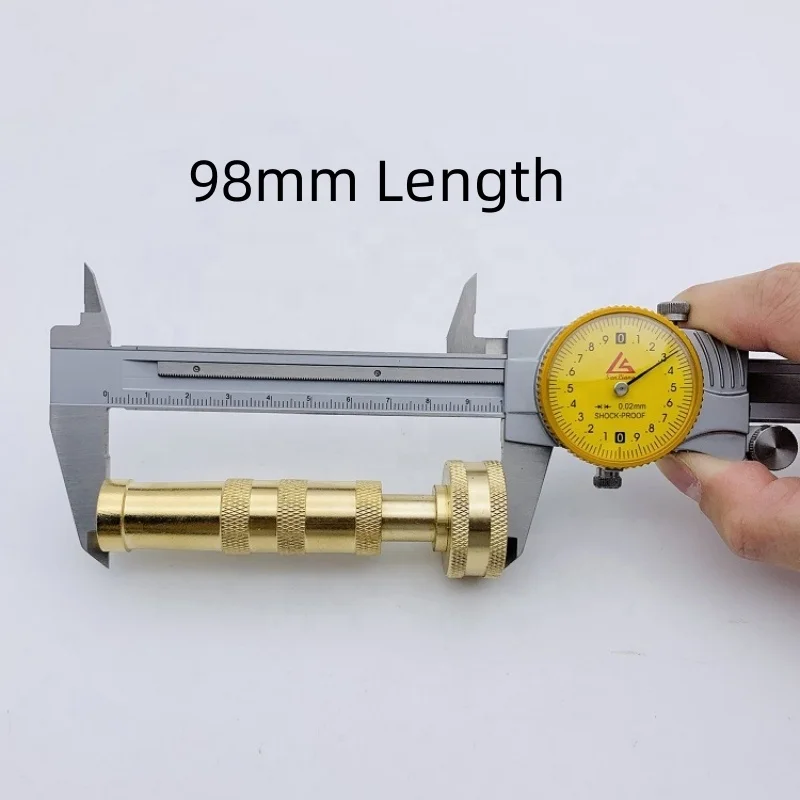 Heavy Duty High Pressure Brass Adjustable twist Garden Nozzle Sprayer  Set Watering Washing Handle Gun