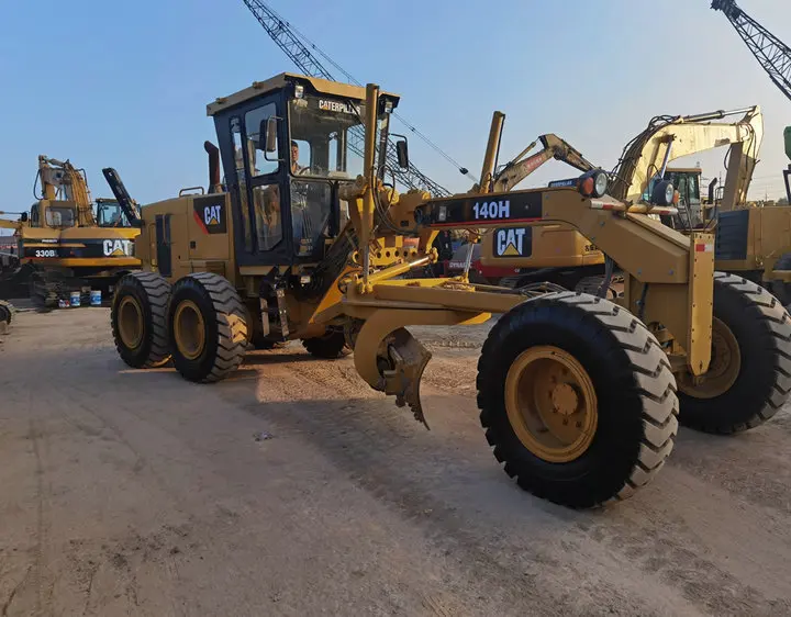 buy used grader cat140k Caterpillar cat140H Grader Smooth and strong  cat140 Grader  on hot sell in shanghai