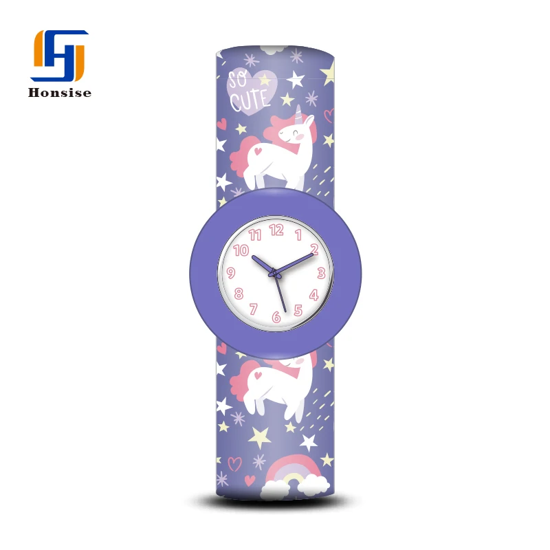 Silicone Snap Cartoon Watch Arrival Silicone Soft Cartoon Kids Slap Band Watches