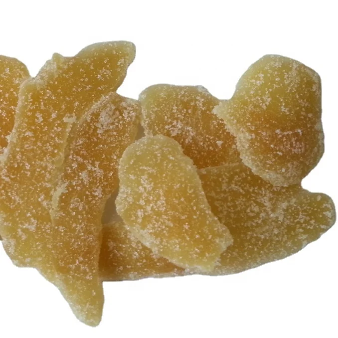 Кандированный имбирь ломтик с белый