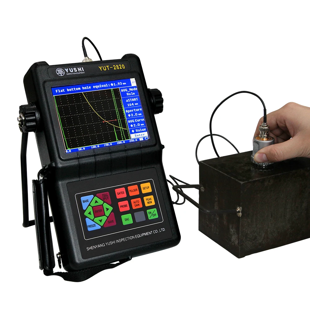 Портативный цифровой дефектоскоп yushi yut2820 с большим хранилищем ndt ut, дефектоскоп для металлических трещин