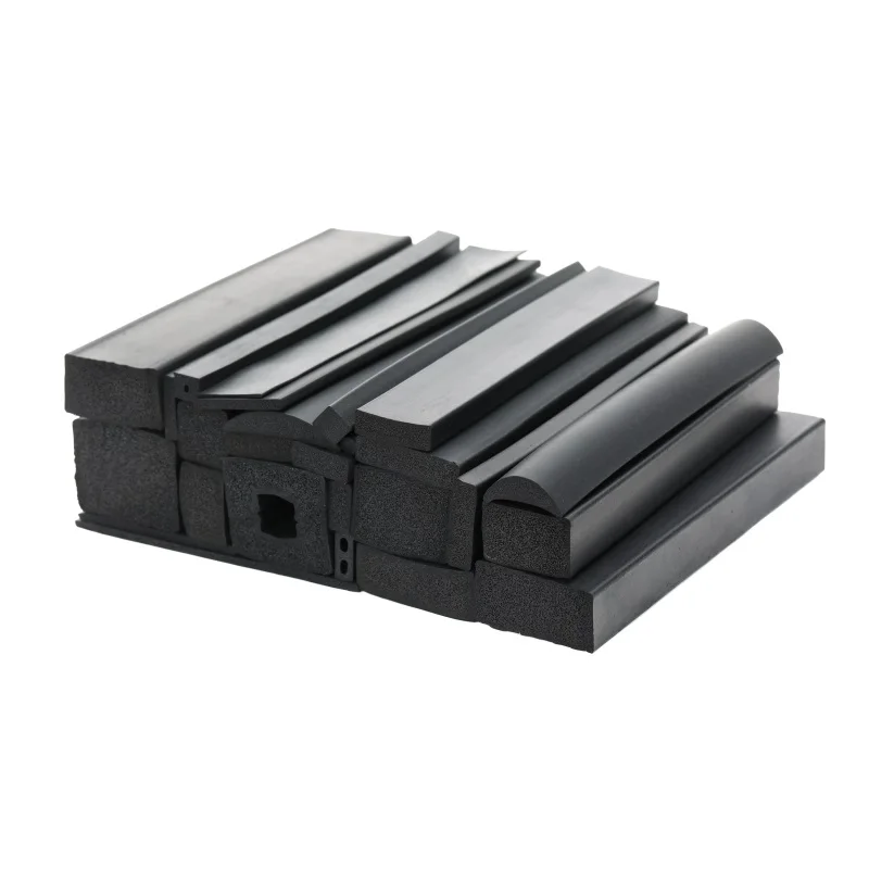 XHC Weather Resistant Square Rubber Gasket Extruded EPDM natural rubber foam  rubber bumper