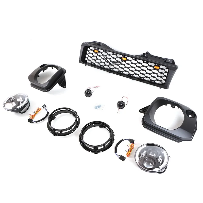 Hot Products Auto Parts Front Grille With Headlights kits Fit For SUZUKI Jimny 2007-2011