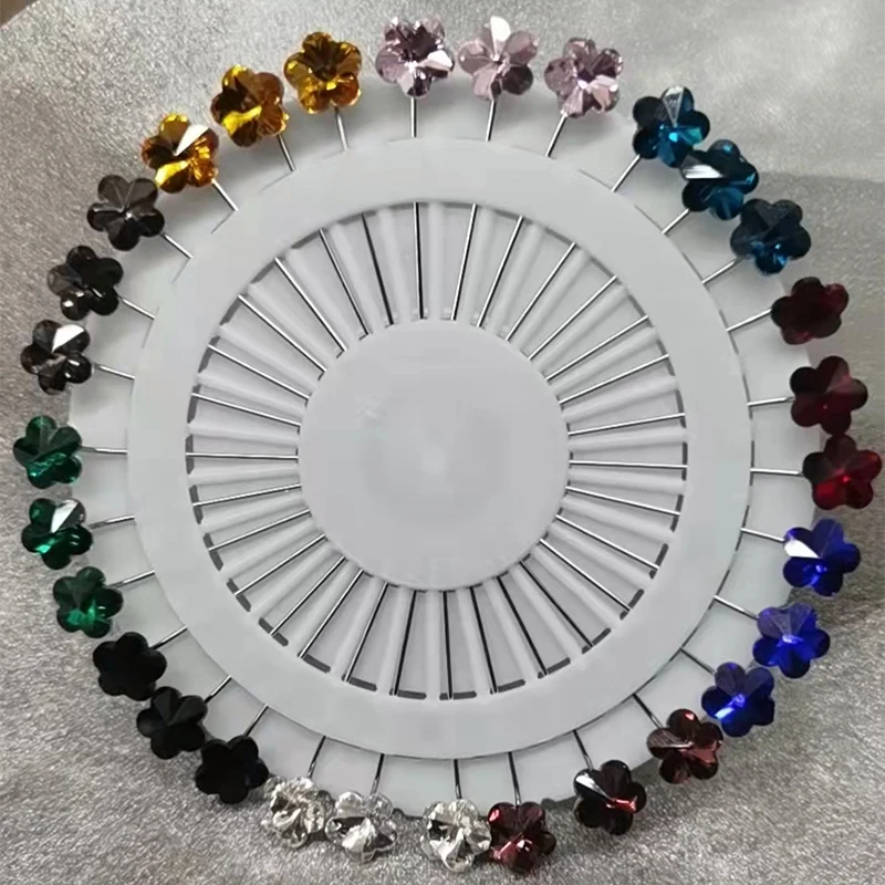 Luxury Muslim Scarf Shawl Hijab Pins Women Jewelry Gift Wholesale Dubai Fashion Long Waist Muslim Women Printing Hijab Pins