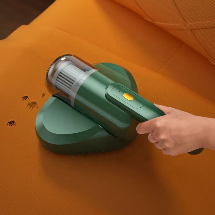 Mite remover Household small mite remover Handheld wireless USB charging ultraviolet mite remover Bed vacuum cleaner