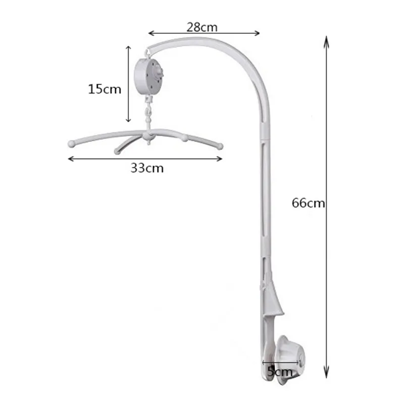 Мобиль для детской кроватки, милый деревянный фетровый мобиль с лесными животными, для детской спальни