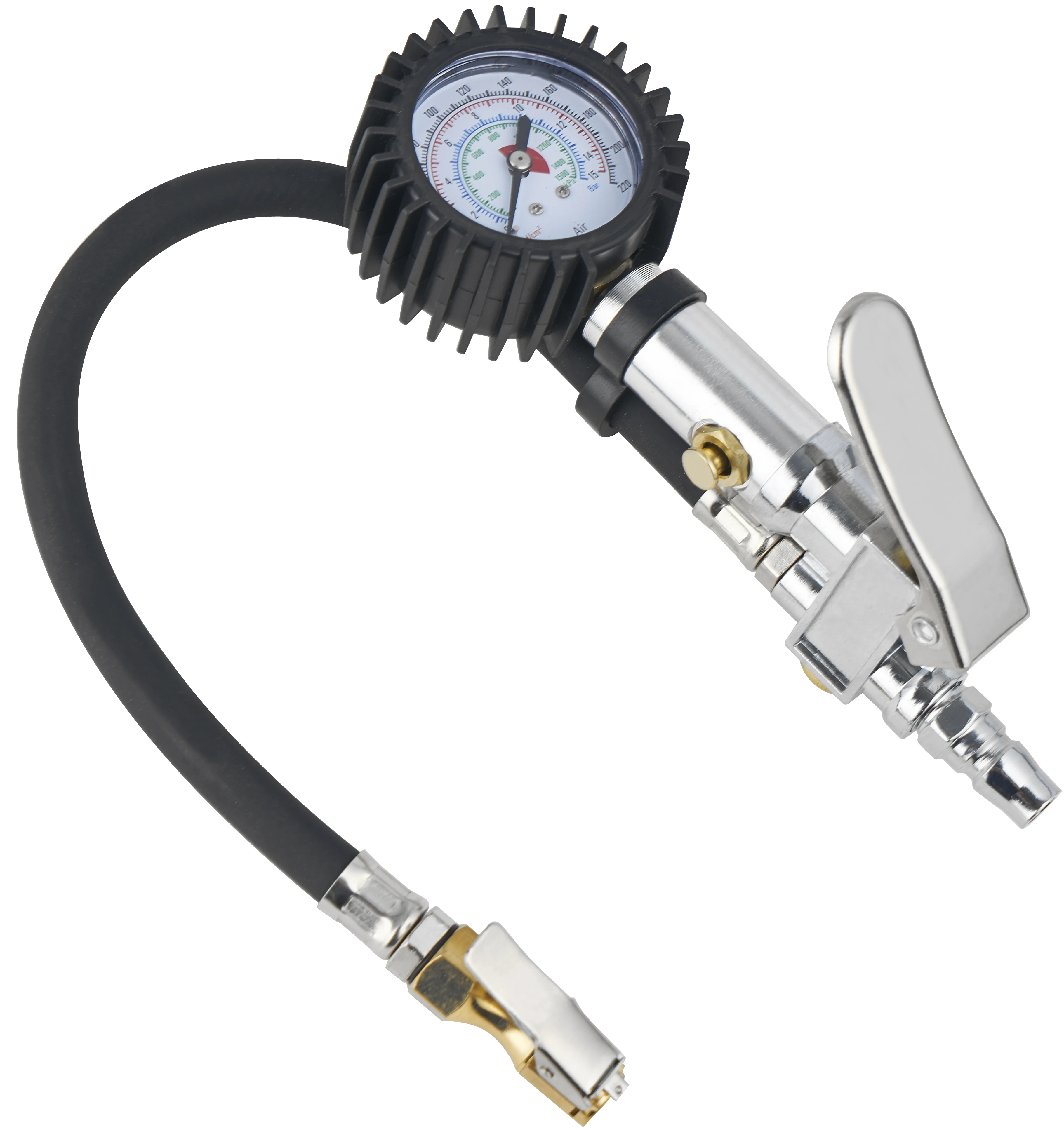 Металлический двойной цилиндр 1 галлон Воздушный бак с насосом цифровой калибровочный пистолет и шланг сверхмощный автомобильный воздушный компрессор