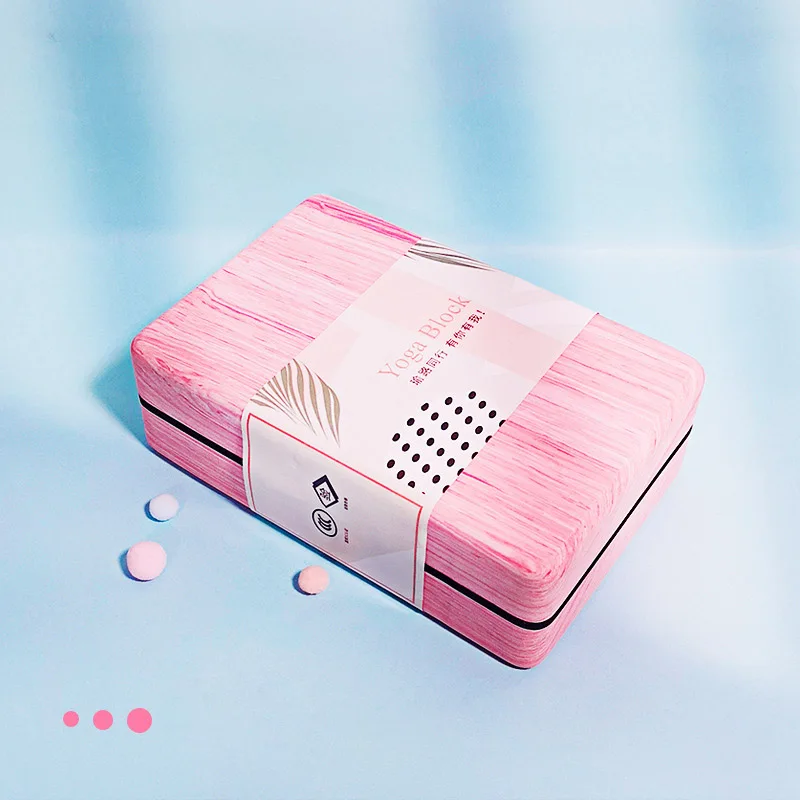 
Solid color skid hgh-density thickened Non-slip POE factory wholesale custom eco friendly yoga kork block logo 