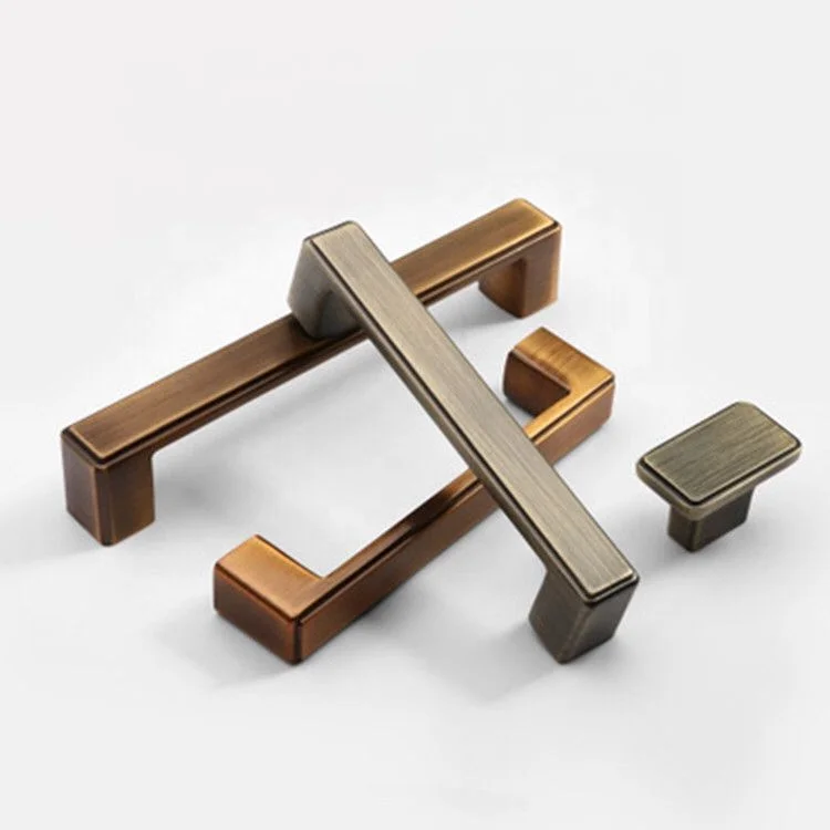 CX145-146 Furniture Hardware Bathroom Vanity Zinc Modern Handle Pull (CX145-146)