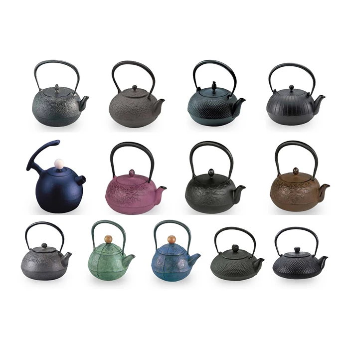 
Japanese traditional craft tea iron kettle cast iron plate sets 