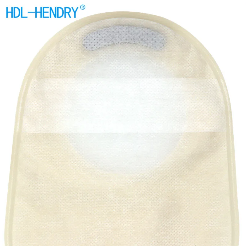 Medical Professional Drainable Ostomy Supplies Two Piece Colostomy Bag with Clamp Ostomy Pouch