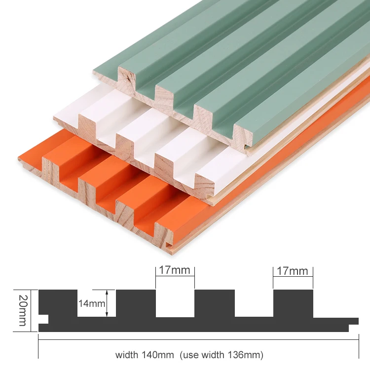 Solid Wood Grille Wall Panel Interior Decoration TV sofa Background Wall Panel Solid Grille Composite Panel