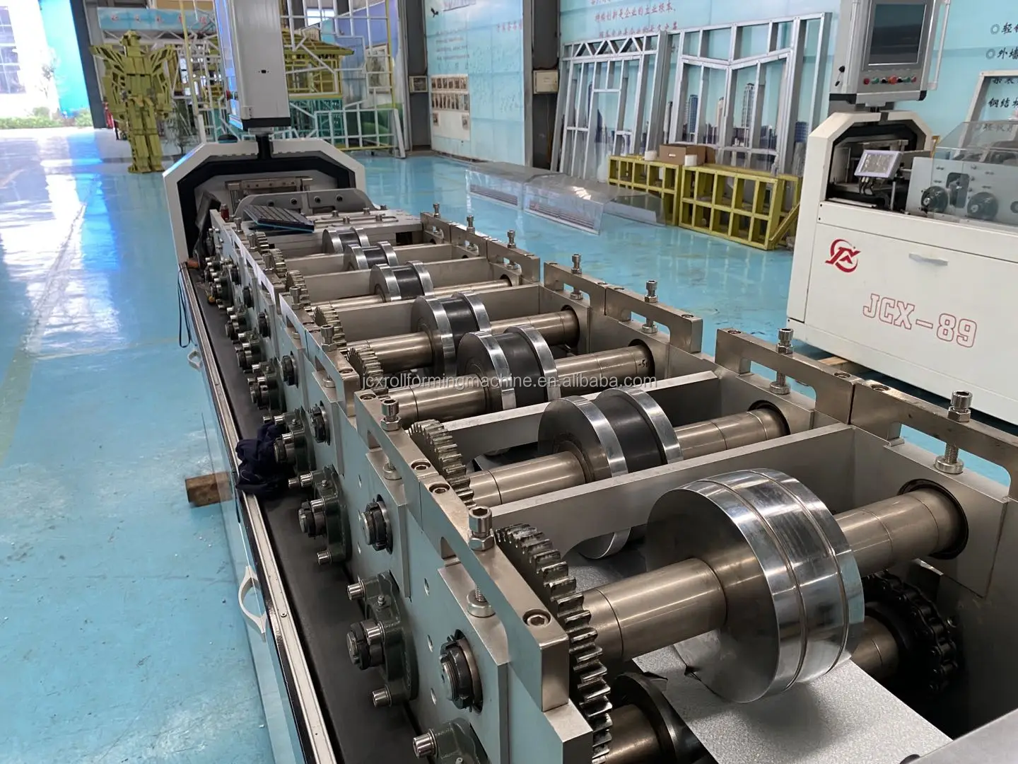 Automatic Villa Use Light Gauge Steel Keel Roll Forming Machinery C U Light Steel Keel Forming Machine