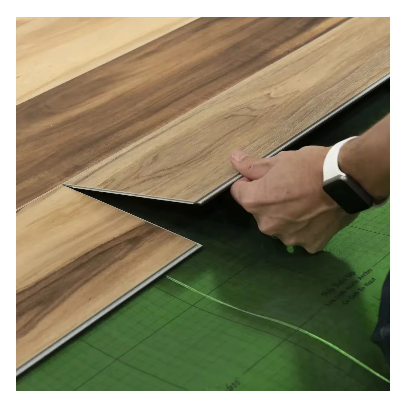 4mm 5mm 6mm 7mm 8mm 10mm 12mm Waterproof Eco Friendly SPC LVT Click Vinyl Flooring
