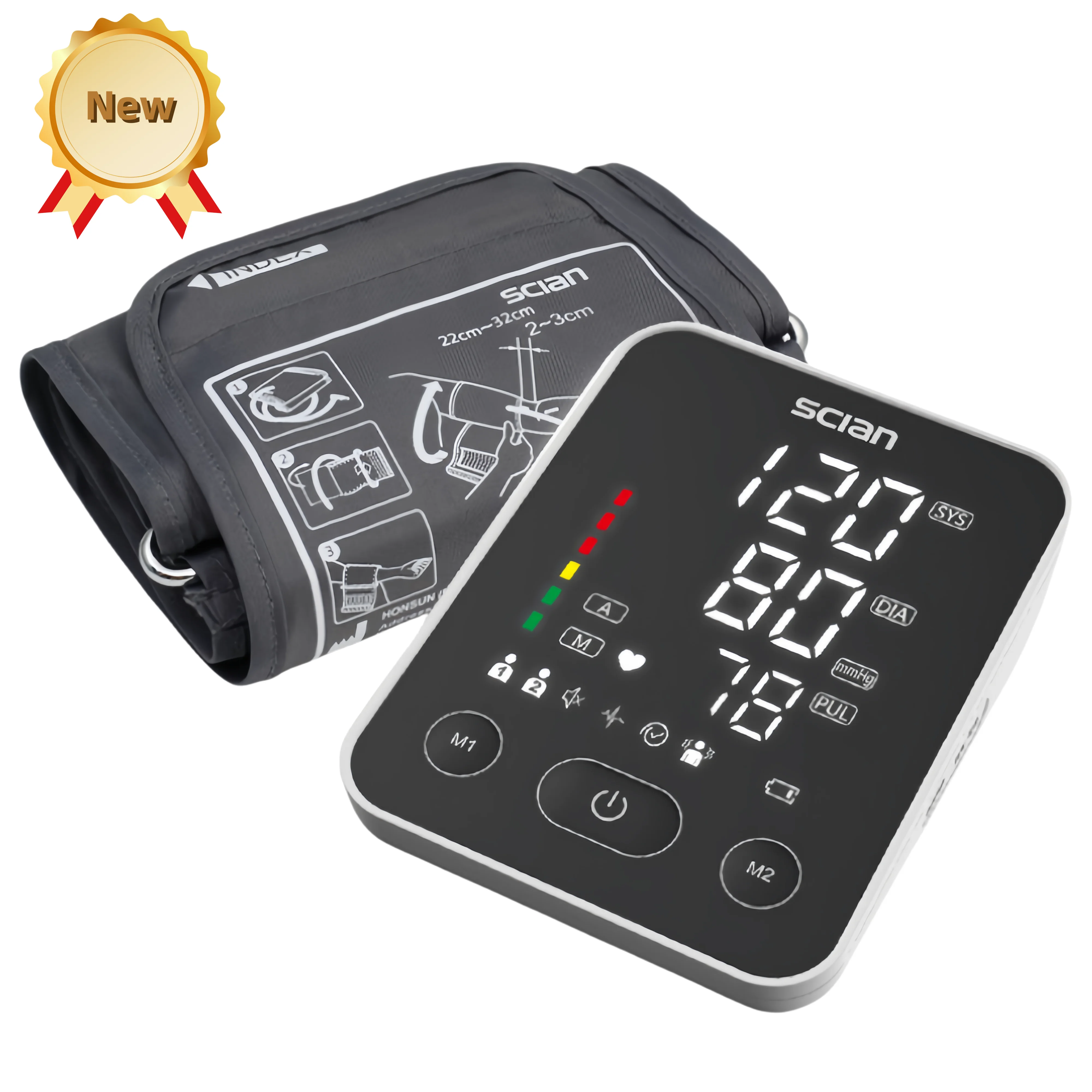 Medical Device Supplies HONSUN LD-528 Digital Blood Pressure Monitors BP Machine Automatic arm style Blood Pressure Machine