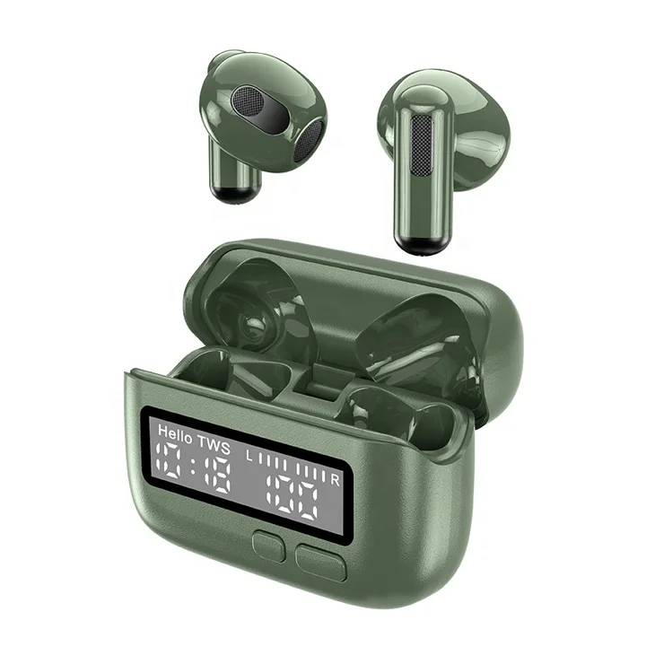 OEM Original Blue tooth Wireless Earphones Earbuds Wireless LCD display Headphones with Type-c