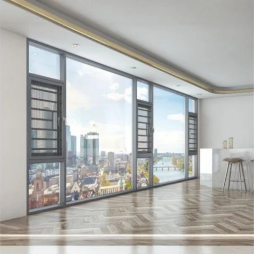 Factory price international standards aluminum window open hurricane-proof heat insulation waterproof balcony Casement window