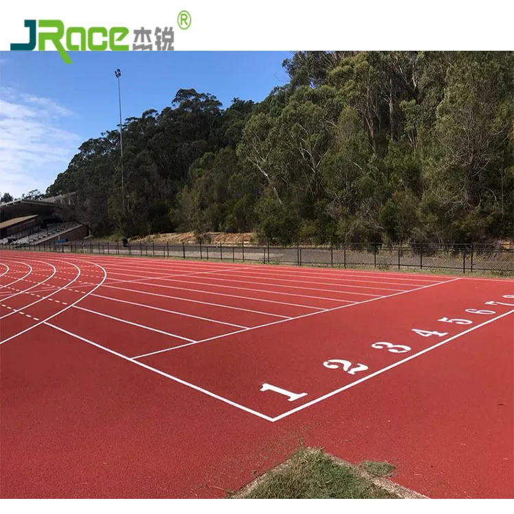Super Color Retention Outdoor Jogging Track Flooring Athletic Running Track For Sport Field