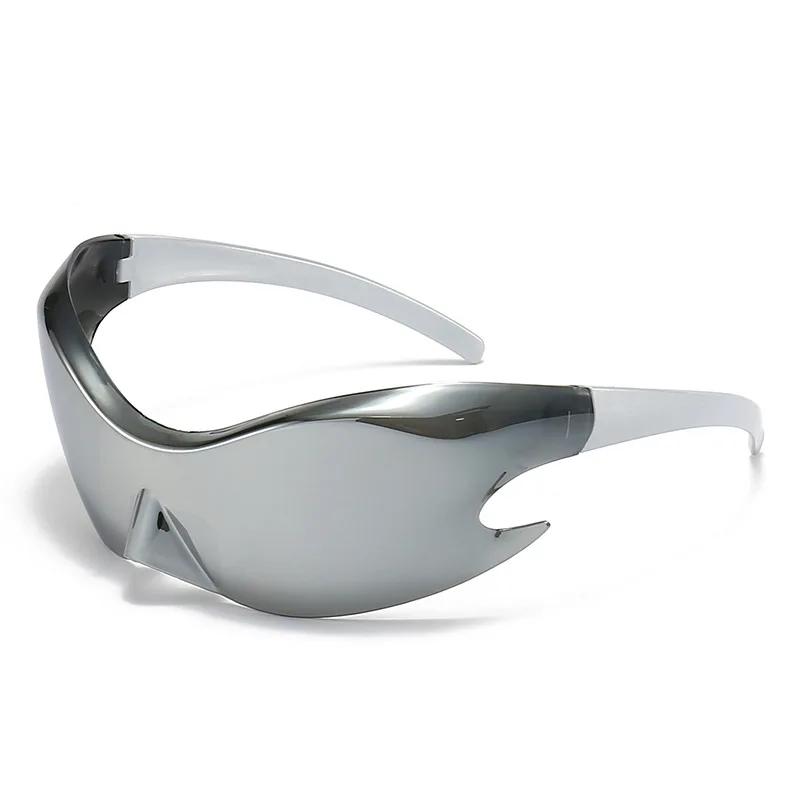 Steampunk Sunglasses Women Mirror Sports Y2K Sun Glasses Men UV400 Punk 2023 Shades Colorful Fashion Eyewear Gafas De Sol