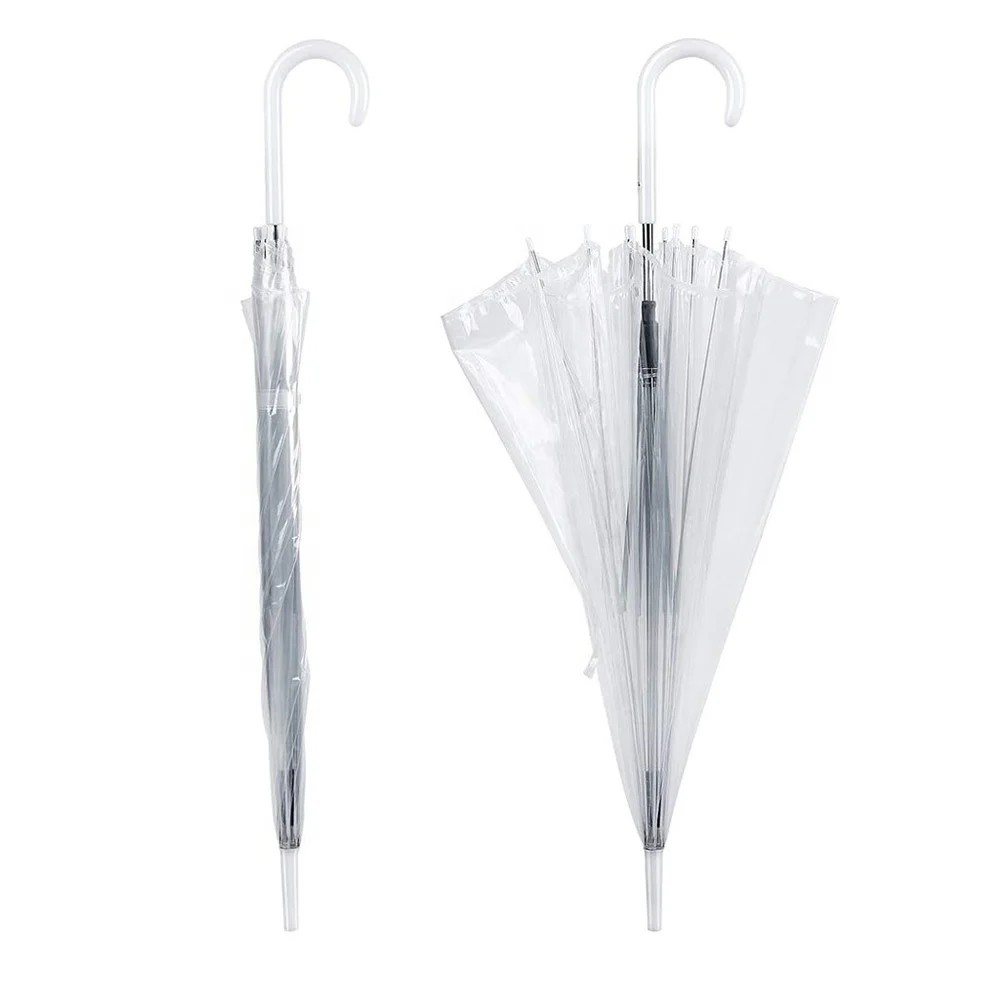 23 inch*8k vogue transparent pvc umbrella