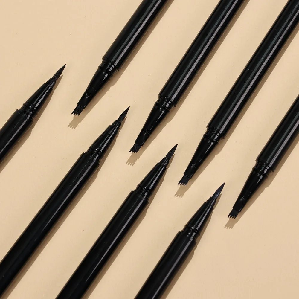 2 in  1 eyeliner and  eyebrow pencil  private label    4 colors   waterproof  long lasting eyebrow    pigment