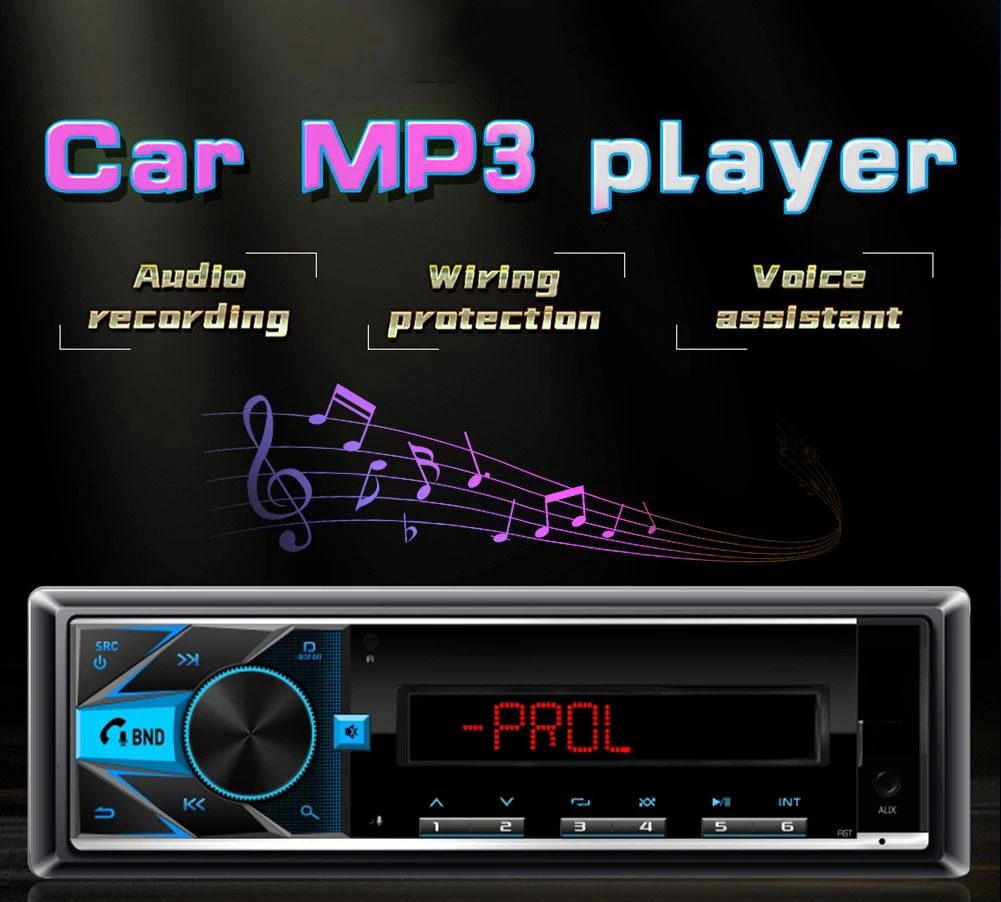 7388 ic Stereo Autoradio Car Radio BT Enabled Car Radio12V Support USB Car Mp3 Player