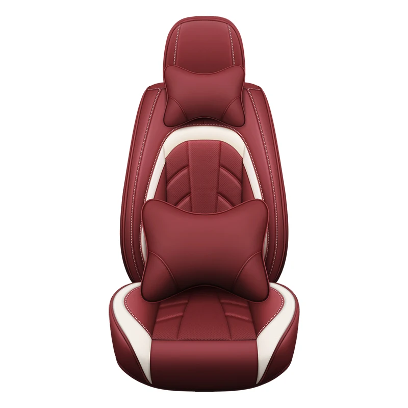 leather car seat cover luxury universal fit all surrounded for mercedes benz bmw audi toyota honda nissan kia ford hyundai