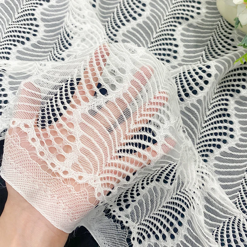 Custom cheap wholesale price wedding fabric lace custom nylon design China wholesale net lace fabric dubai