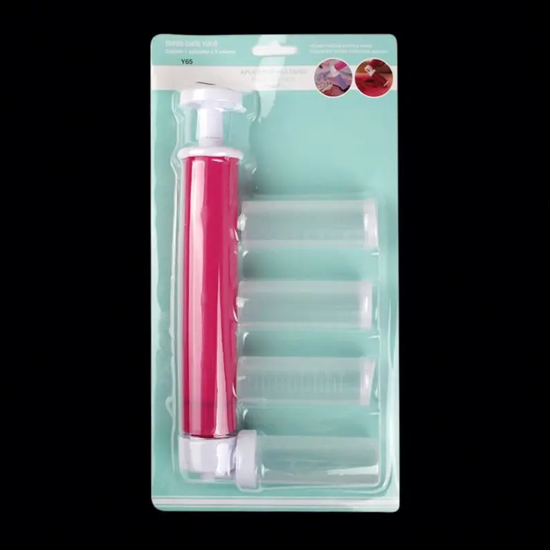 Multi-purpose pastry airbrush gun sprayer cake color decorating kit cake decorating tool Plastic Manual Airbrush for Decorating