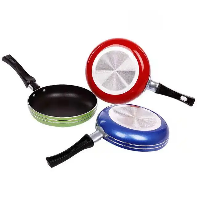 Aluminum Small Non-stick Frying Pan Roasting Pan Fried Eggs Saucepan Cookware Cooker For Cooking
