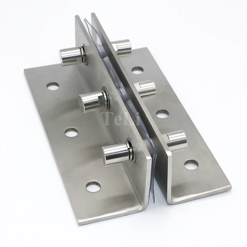 L-type stainless steel 304 fin plate glass spider