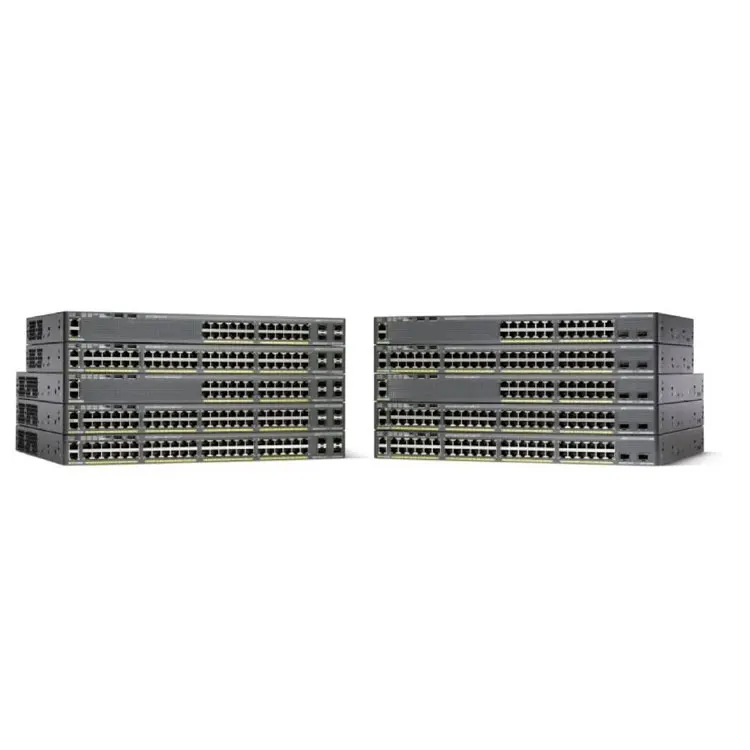 WS-C2960X-24PS-L New 2960-X 24 port GigE PoE 370W 4 x 1G SFP LAN Base 2960-X series Switch