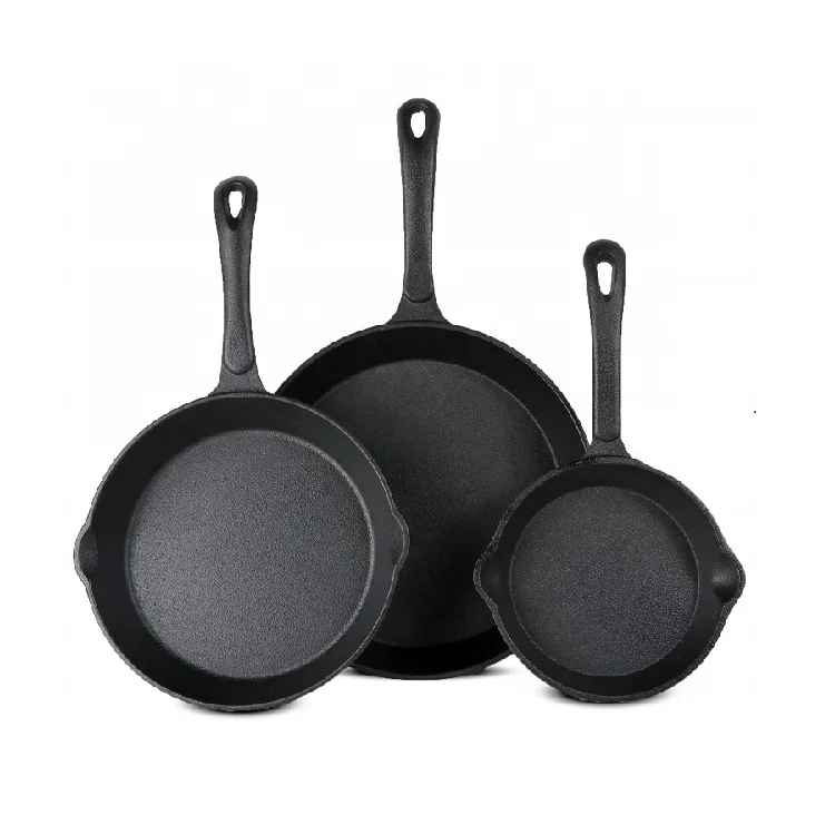 Camping Square Pre-Seasoned Cast Iron Induction Grill And Griddle Frying Pan