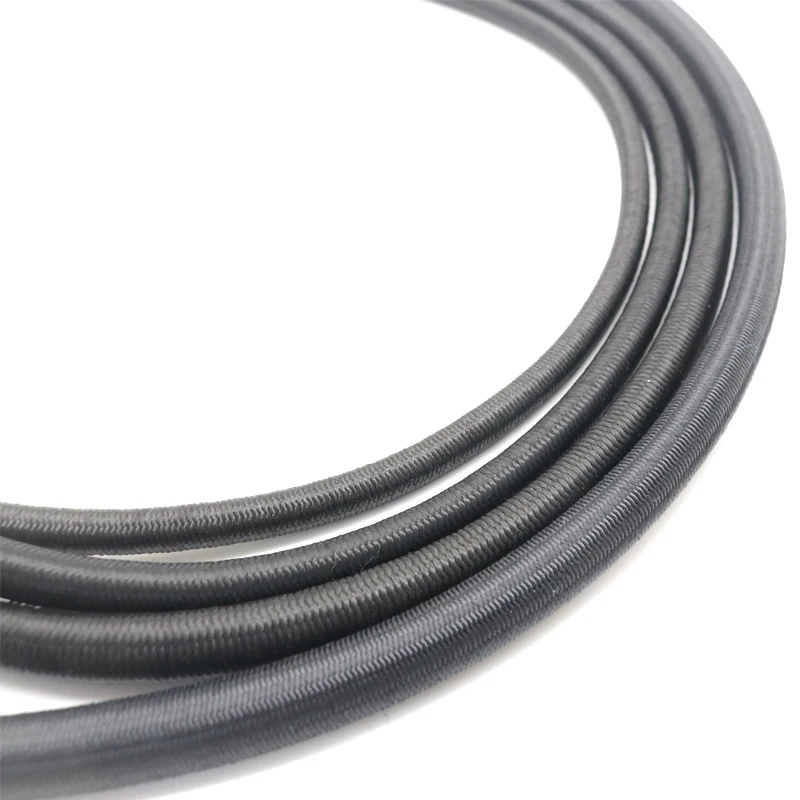 Factory Wholesale 1.5mm 2.5mm 3mm 4mm 5mm 8mm 9mm 10mm Strong Stretch Round Braided Elastic Cord