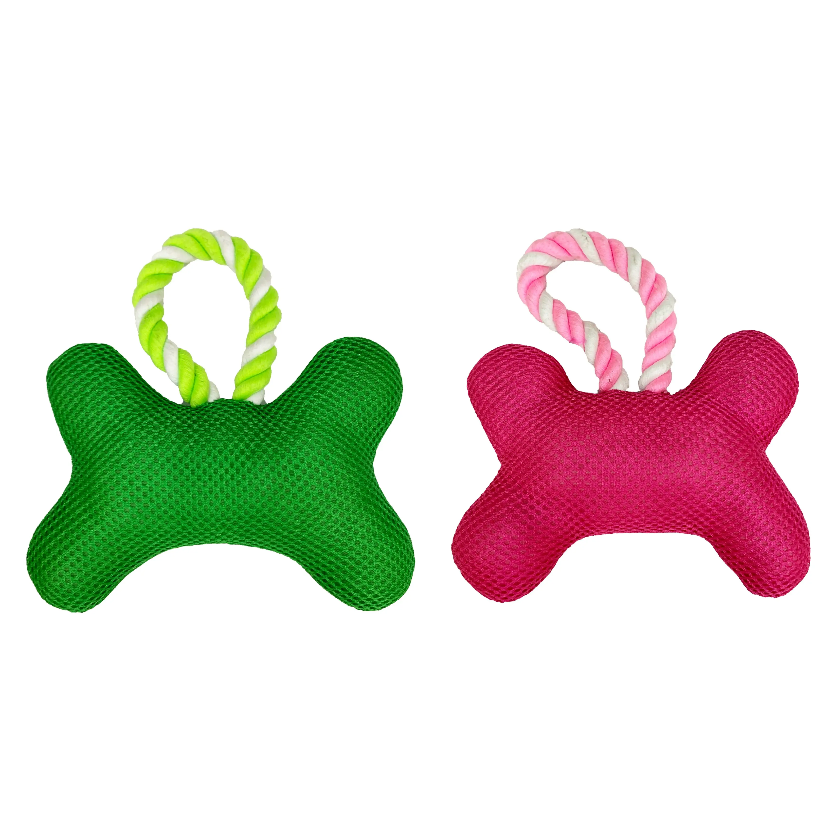 U-PETS mesh плавающий кости форма жевательная игрушка для собаки интерактивные