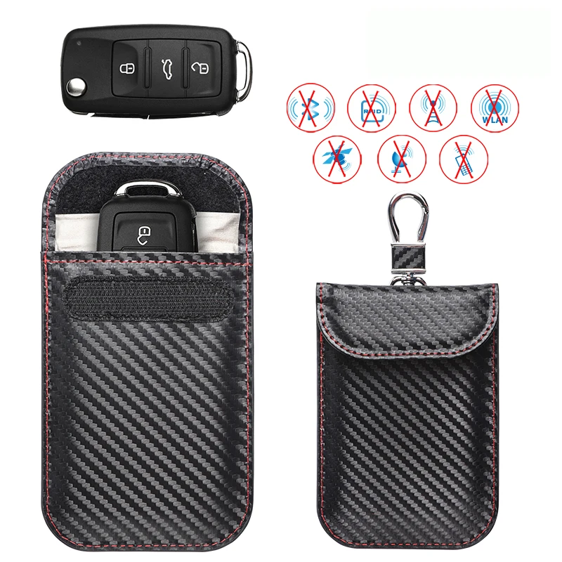  Бесключевой ключ для входа автомобиля Fob Pouches Guard Car Key сигнальный блокиратор сумка Id карта Rfid безопасной