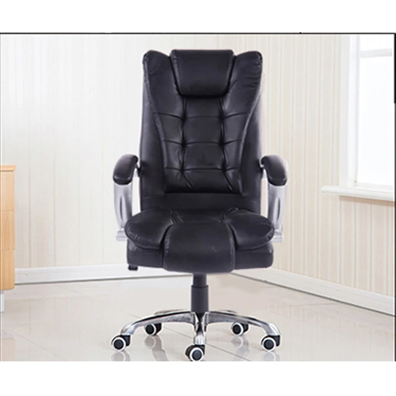 Factory Produces The Leather Meeting Room Executive Boss PU Leather Adjustable Office Swivel Chair