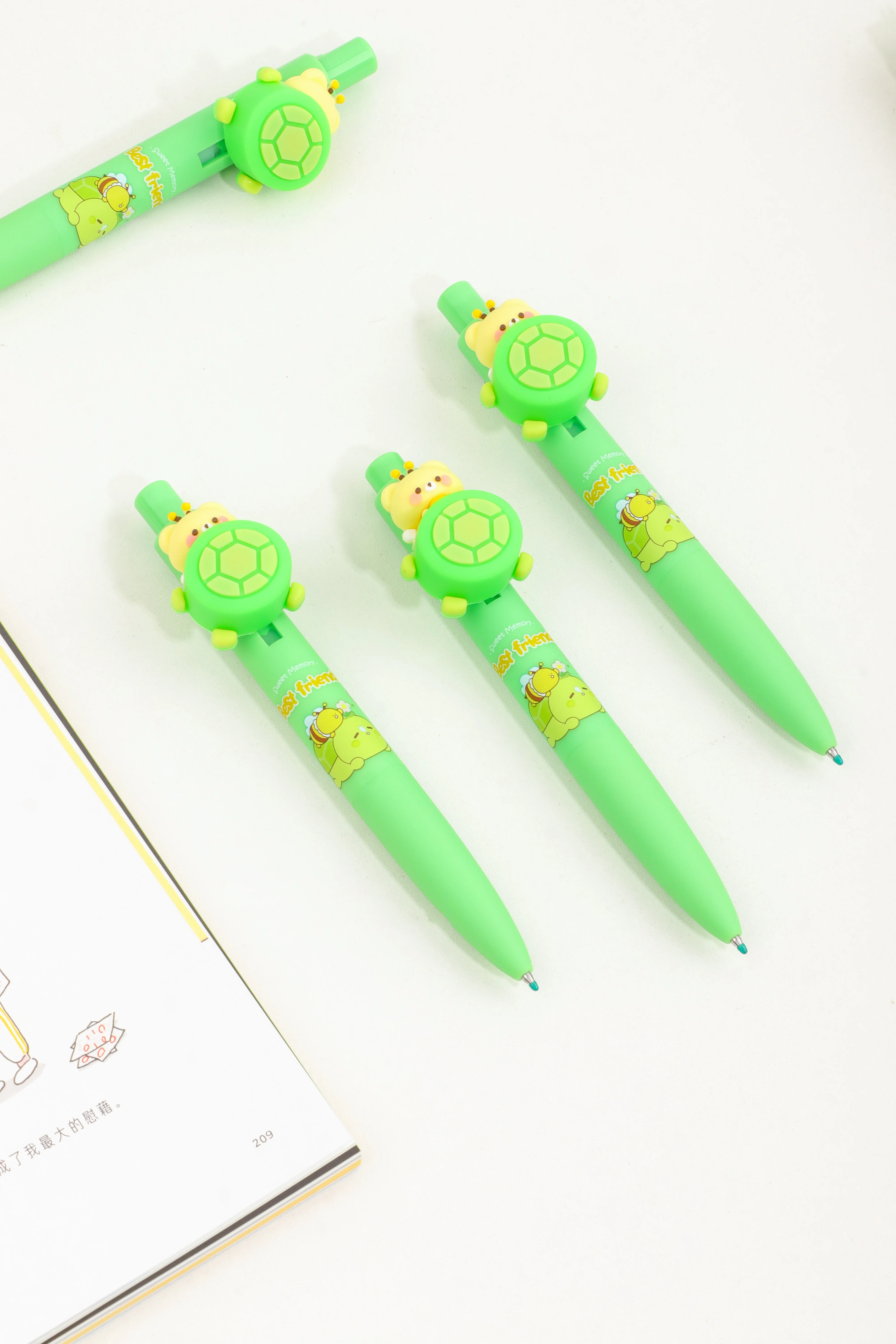 2024 New Kawaii Stationery Supplies School Student Cartoon Cute Black Ink Gel Pen  Utiles Escolares Papeleria Kawaii