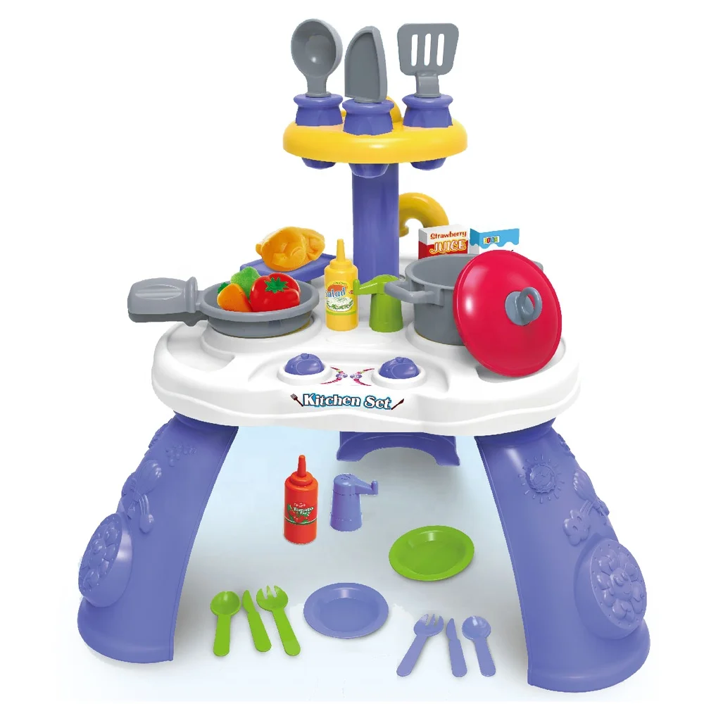 
Hot sale kitchen cooking Tableware role pretend funny play house toys Stove kitchen toys and accessories for girls boys kids 