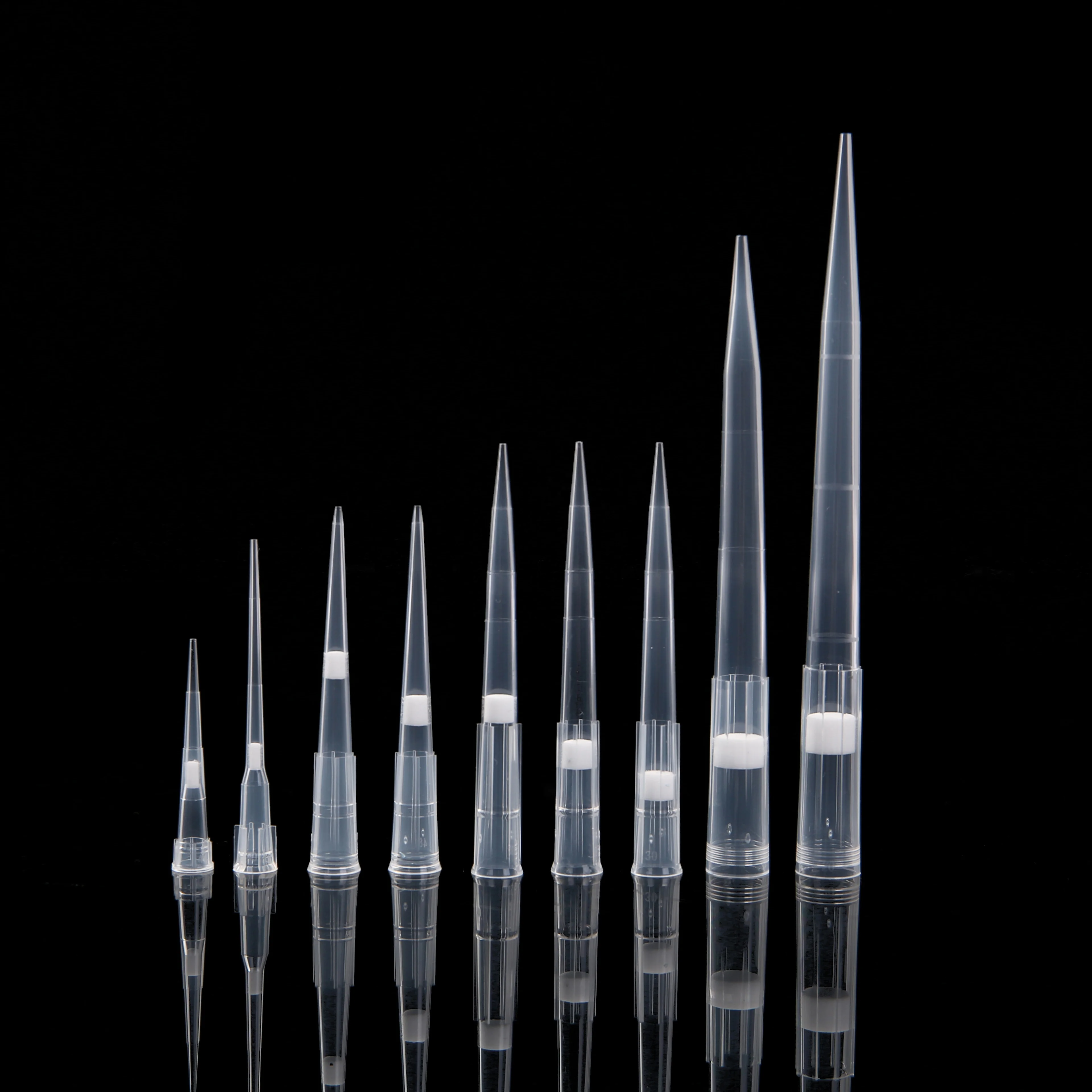 Лабораторные наконечники для пипетки высокого качества, наконечники для пипетки с фильтром, объем 10, 20, 50, 100, 300, 1000, 1250, оптом и ворсом