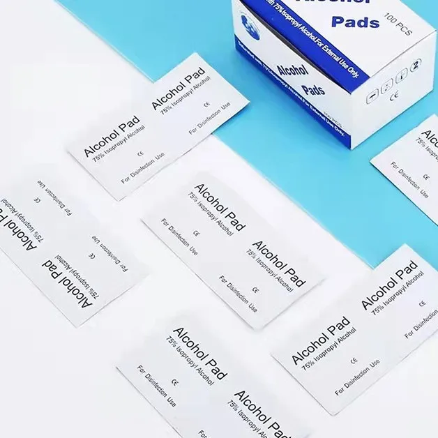 SJ Medical Disposables 70% Isopropyl Nonwoven Alcohol Swabs Alcohol Pads Wet Medical Clean Alcohol Wipes