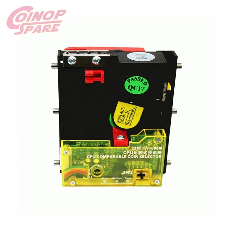 TW-800 Manual Ict Multi Coin Acceptor learning coin acceptor DST electronic coin acceptor